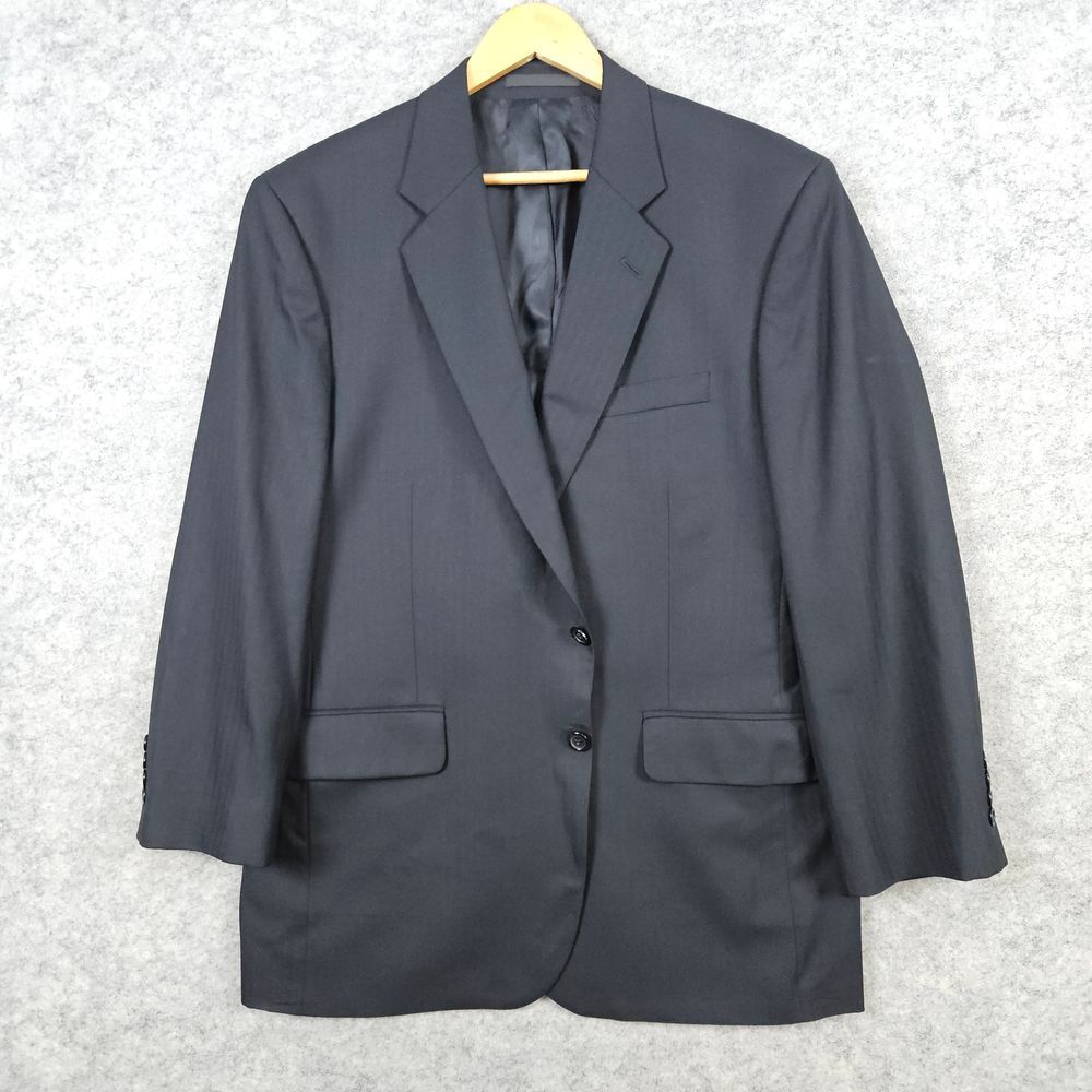 Corporate Image Tom James Blazer Size 43S Black‎ Custom Hand Tailored Office RUB